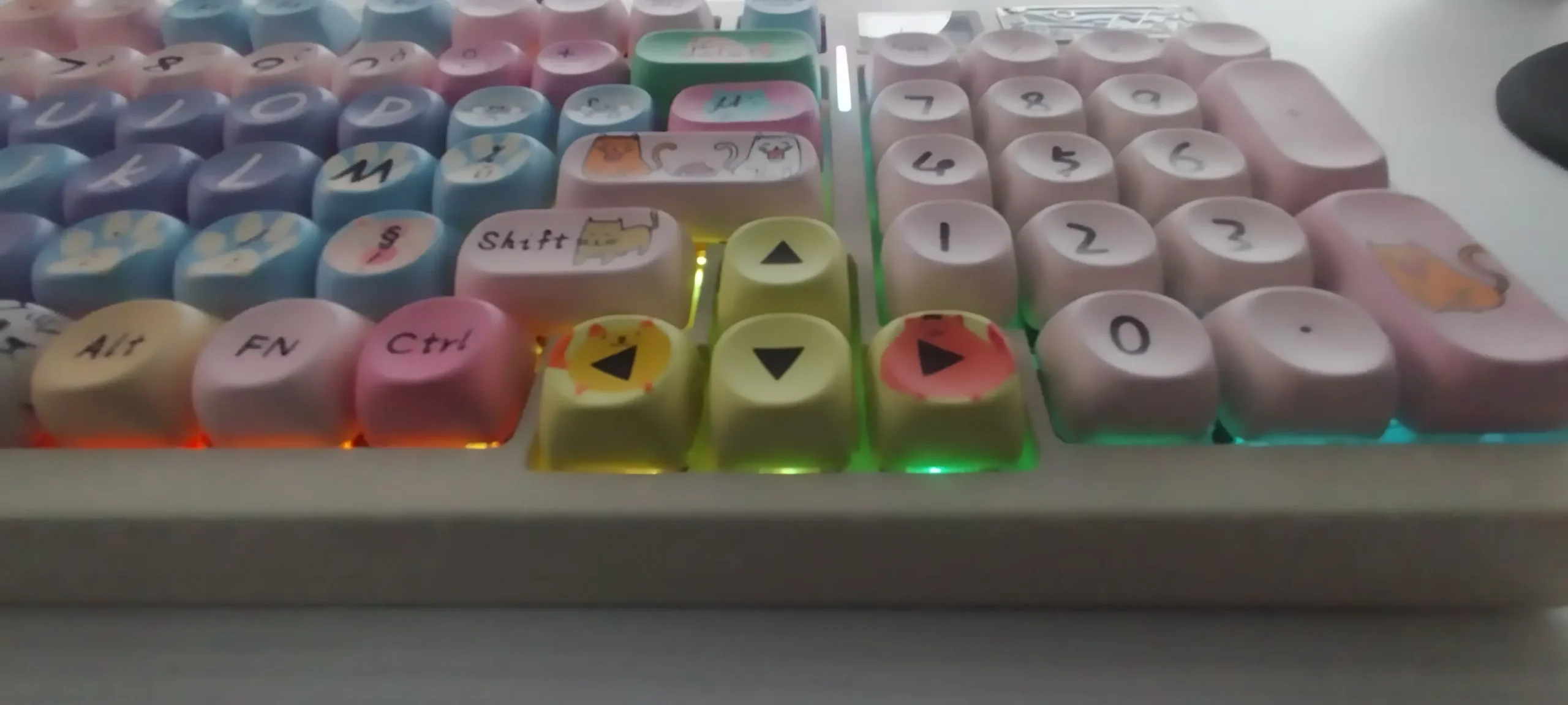 Keycaps AZERTY MOA Cat and Mouse ISO FR – Image 5