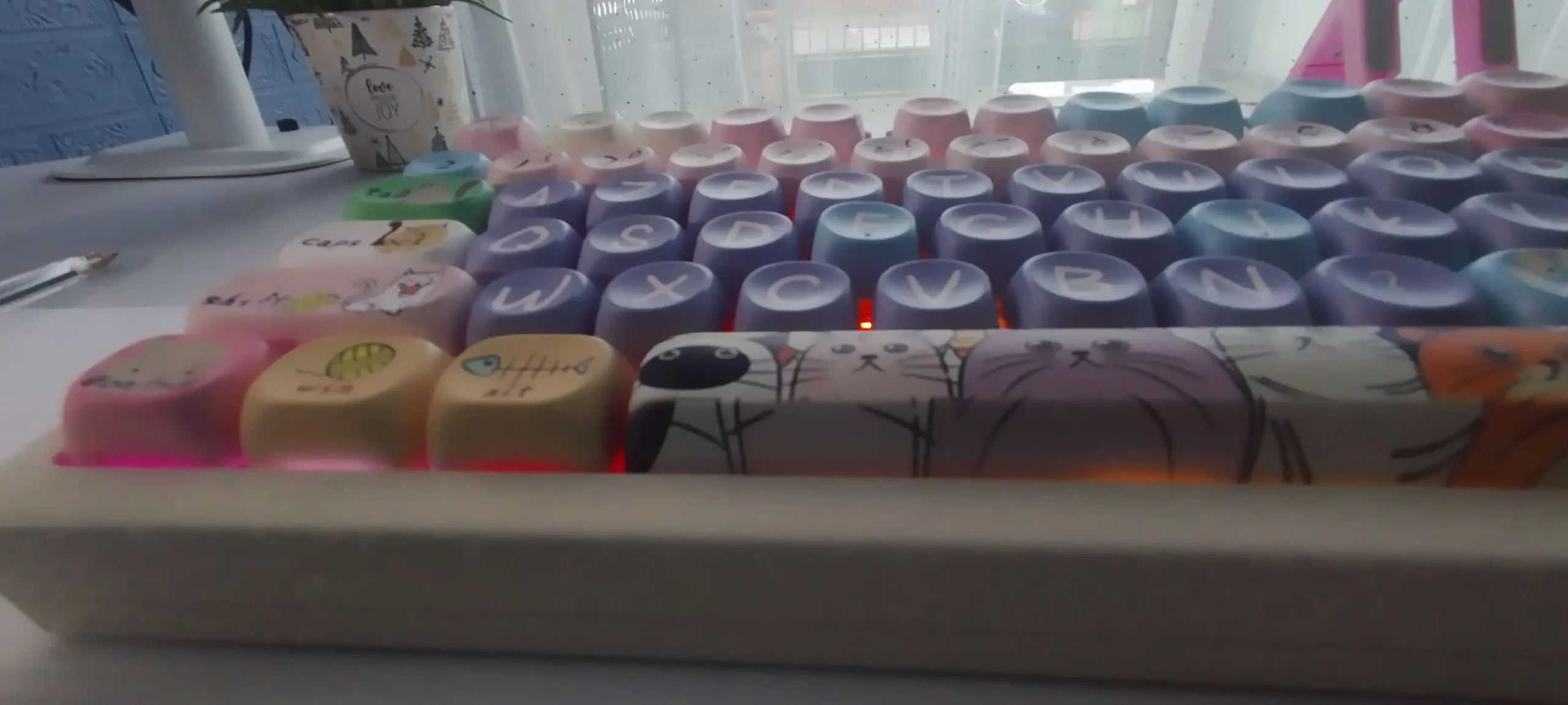 Keycaps AZERTY MOA Cat and Mouse ISO FR – Image 2