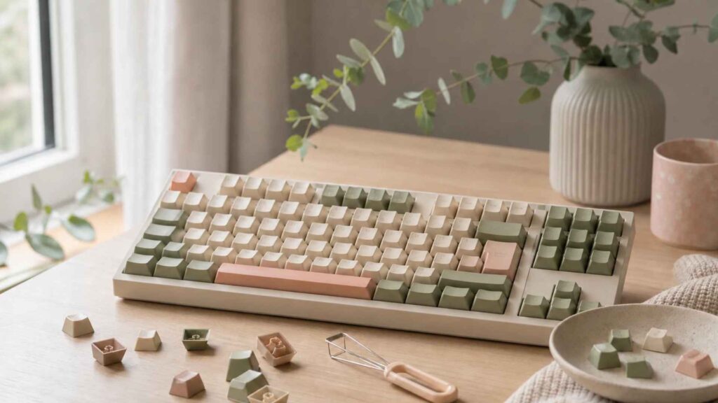 comment-choisir-ses-keycaps-azerty-iso-fr Clavier mécanique avec keycaps de profils Cherry, MOA et XDA